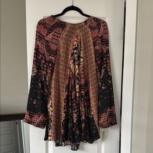 Floral Bohemian Long Sleeve Dress